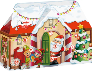 Innehåll i Kinder Julkalender